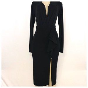 Zara Woman High Slit Midi Skirt Size 6